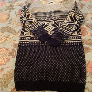 Victoria’s Secret fair isle mini sweater dress